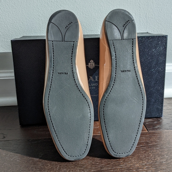 Prada Calzature Donna flats in nude Vernice - Picture 5 of 6
